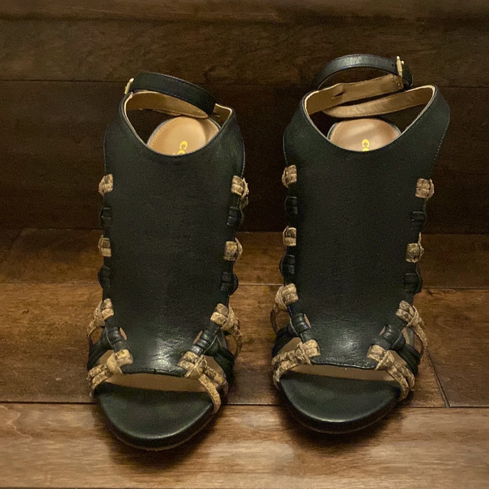 Coach leather heels - Picture 1 of 5
